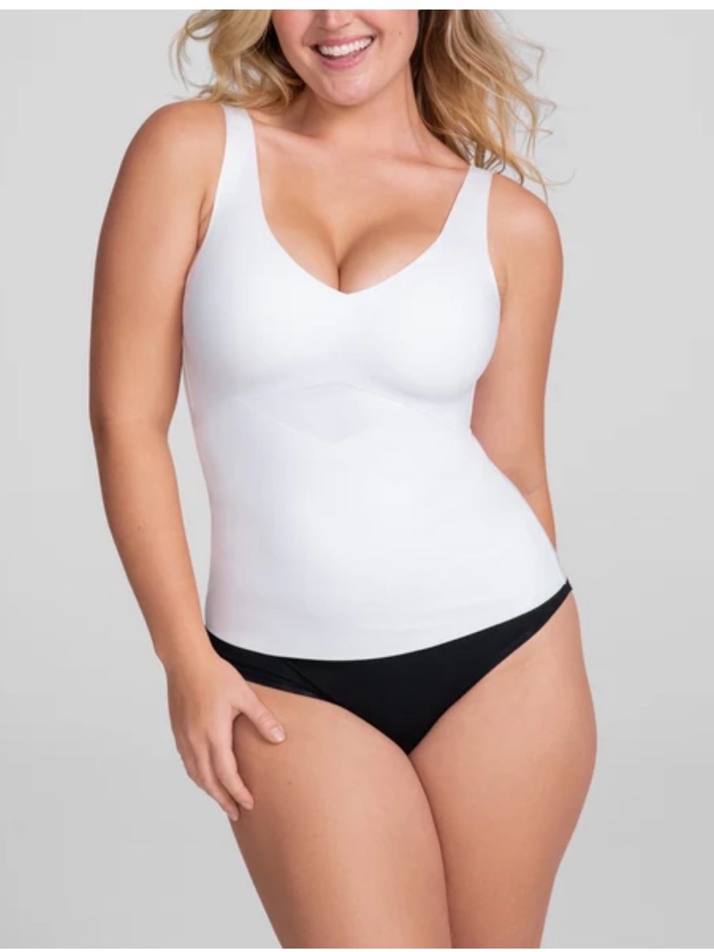 Honeylove LiftWear Shapewear  Slimming Padded Tank Cream XL.